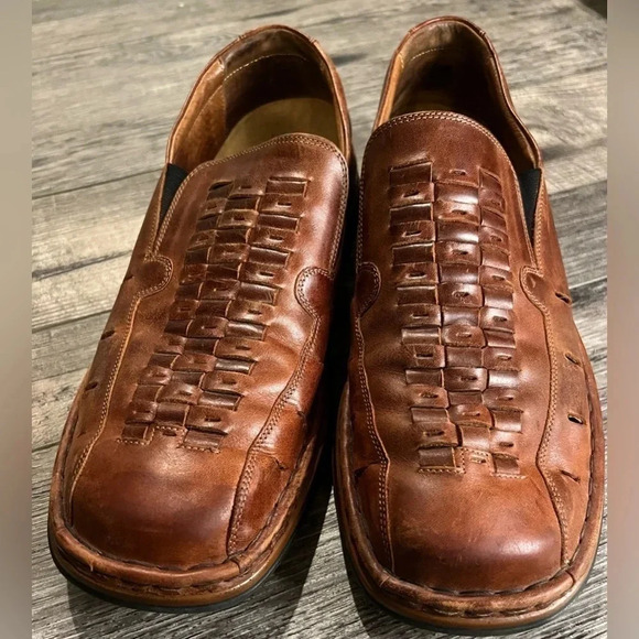 Josef Seibel Other - Josef SEIBEL Woven brown Leather Men shoes Size 12 The European Comfort Shoe